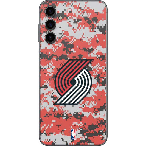 NBA Portland Trail Blazers Digi Camo Galaxy A14 5G Skin