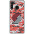 NBA Portland Trail Blazers Digi Camo Galaxy A21 Clear Case