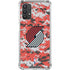 NBA Portland Trail Blazers Digi Camo Galaxy A32 5G Clear Case