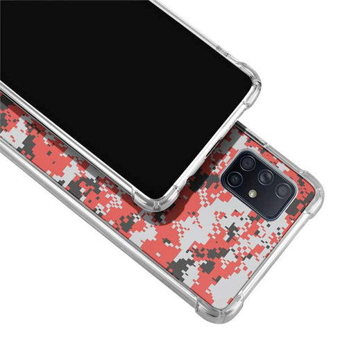 NBA Portland Trail Blazers Digi Camo Galaxy A51 5G Clear Case