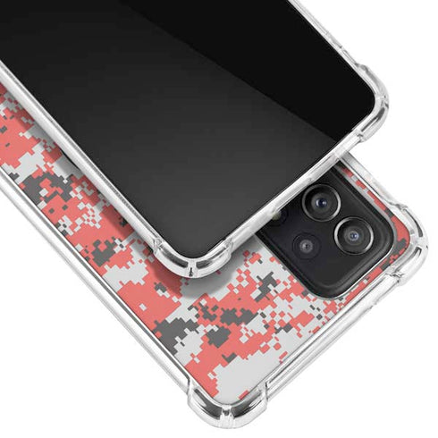 NBA Portland Trail Blazers Digi Camo Galaxy A52 5G Clear Case
