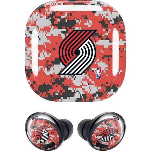 NBA Portland Trail Blazers Digi Camo Galaxy Buds Pro Skin