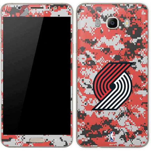 NBA Portland Trail Blazers Digi Camo Galaxy J7 Skin