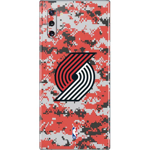NBA Portland Trail Blazers Digi Camo Galaxy Note 10 Skin