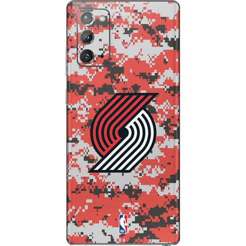 NBA Portland Trail Blazers Digi Camo Galaxy Note20 5G Skin