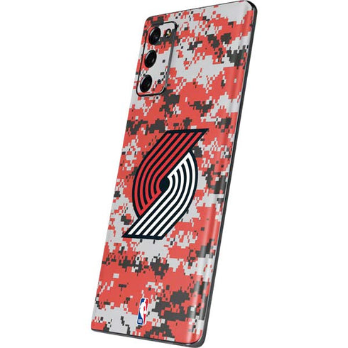 NBA Portland Trail Blazers Digi Camo Galaxy Note20 5G Skin