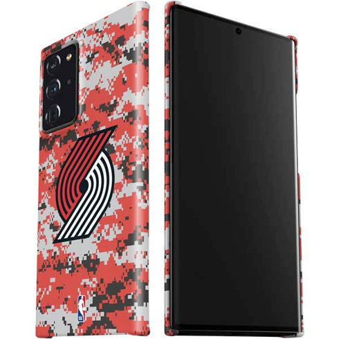 NBA Portland Trail Blazers Digi Camo Galaxy Note20 Ultra 5G Lite Case