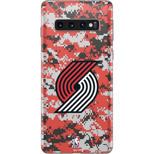 NBA Portland Trail Blazers Digi Camo Galaxy S10 Skin