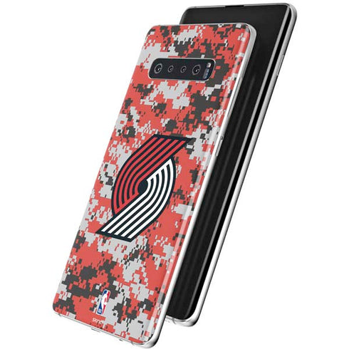 NBA Portland Trail Blazers Digi Camo Galaxy S10 Skin