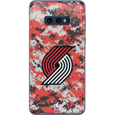 NBA Portland Trail Blazers Digi Camo Galaxy S10e Skin