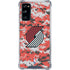 NBA Portland Trail Blazers Digi Camo Galaxy S20 FE Clear Case