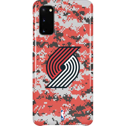 NBA Portland Trail Blazers Digi Camo Galaxy S20 Lite Case