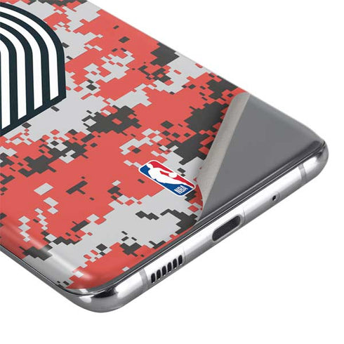 NBA Portland Trail Blazers Digi Camo Galaxy S20 Plus Skin