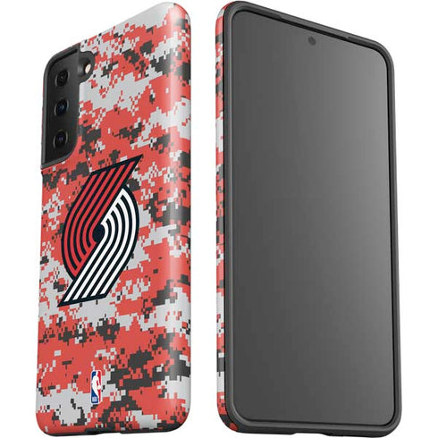 NBA Portland Trail Blazers Digi Camo Galaxy S21 FE Pro Case