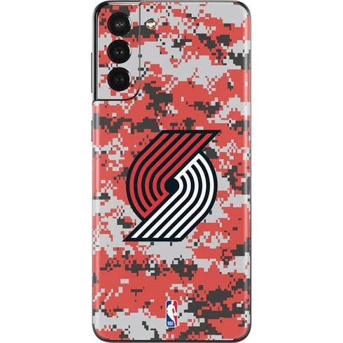NBA Portland Trail Blazers Digi Camo Galaxy S21 Plus 5G Skin