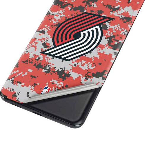 NBA Portland Trail Blazers Digi Camo Galaxy S21 Plus 5G Skin