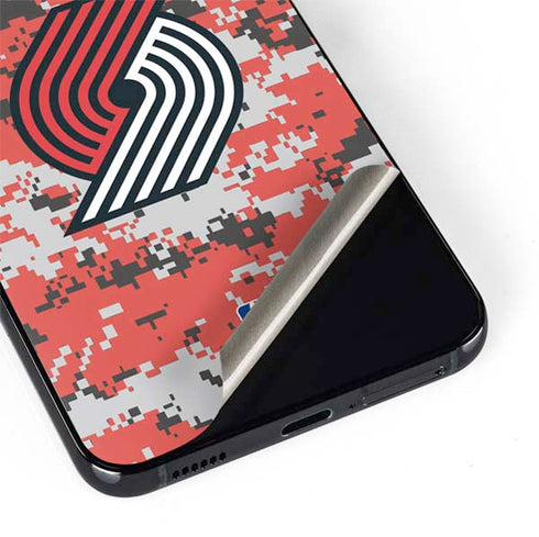 NBA Portland Trail Blazers Digi Camo Galaxy S22 Skin