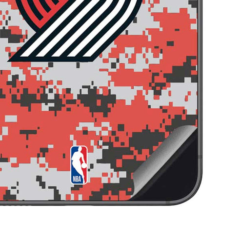 NBA Portland Trail Blazers Digi Camo Galaxy S23 FE Skin