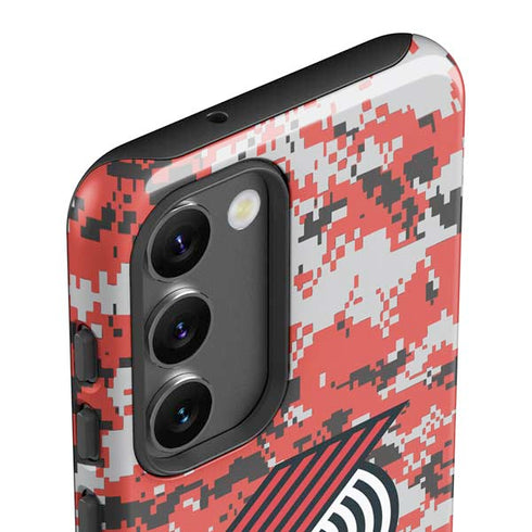 NBA Portland Trail Blazers Digi Camo Galaxy S23 Plus Pro Case