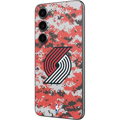 NBA Portland Trail Blazers Digi Camo Galaxy S23 Skin