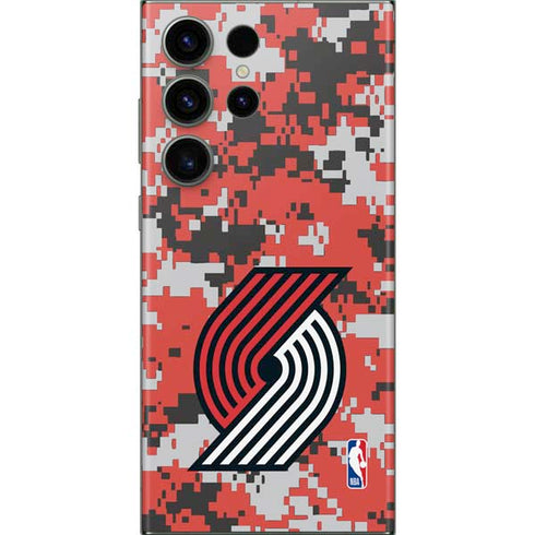 NBA Portland Trail Blazers Digi Camo Galaxy S23 Ultra Skin