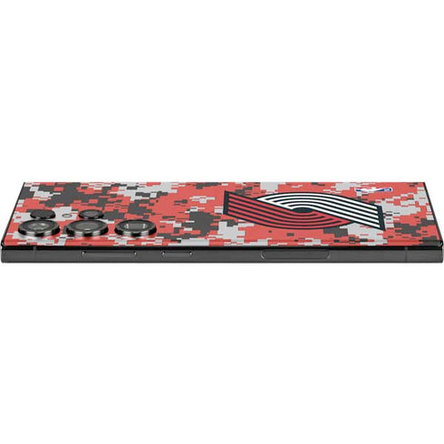 NBA Portland Trail Blazers Digi Camo Galaxy S23 Ultra Skin