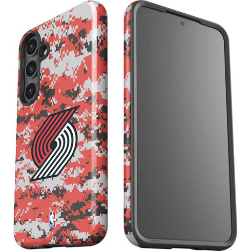 NBA Portland Trail Blazers Digi Camo Galaxy S24 Plus Impact Case