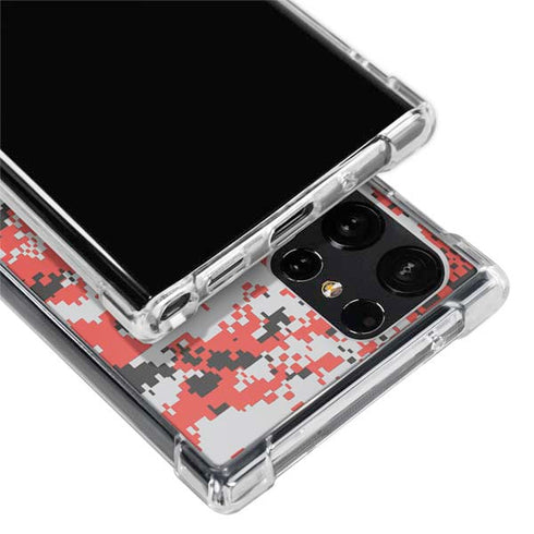NBA Portland Trail Blazers Digi Camo Galaxy S24 Ultra Clear Case