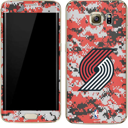 NBA Portland Trail Blazers Digi Camo Galaxy S7 Edge Skin