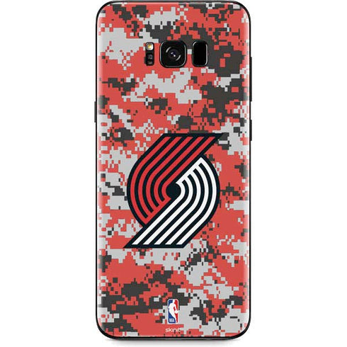 NBA Portland Trail Blazers Digi Camo Galaxy S8 Plus Skin