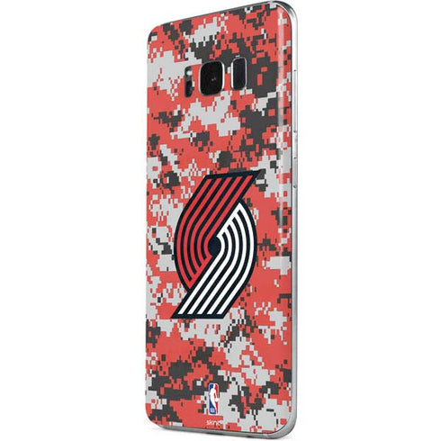 NBA Portland Trail Blazers Digi Camo Galaxy S8 Skin