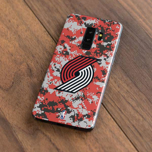 NBA Portland Trail Blazers Digi Camo Galaxy S9 Plus Skin
