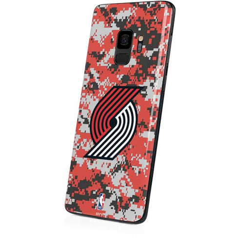 NBA Portland Trail Blazers Digi Camo Galaxy S9 Skin