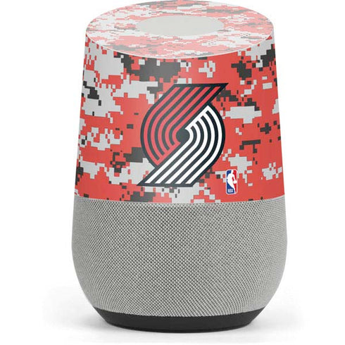 NBA Portland Trail Blazers Digi Camo Google Home Skin