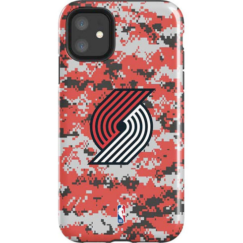 NBA Portland Trail Blazers Digi Camo iPhone 11 Impact Case