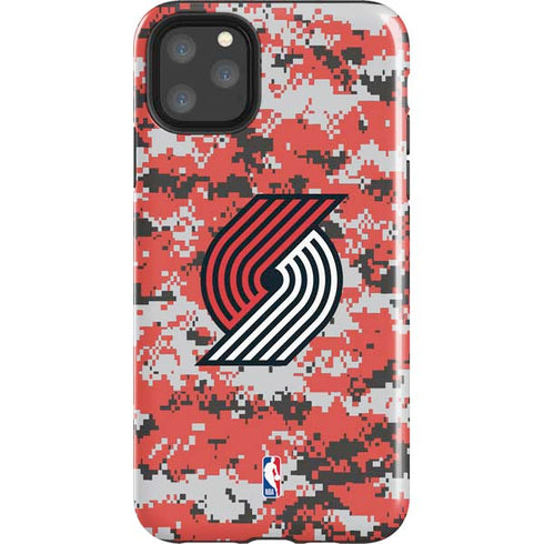 NBA Portland Trail Blazers Digi Camo iPhone 11 Pro Max Impact Case