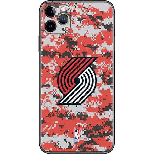 NBA Portland Trail Blazers Digi Camo iPhone 11 Pro Max Skin