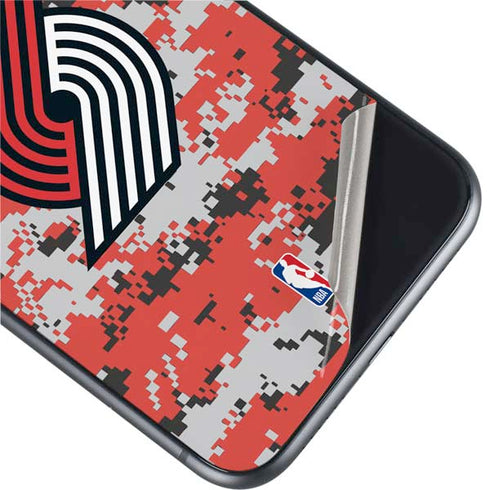 NBA Portland Trail Blazers Digi Camo iPhone 11 Skin