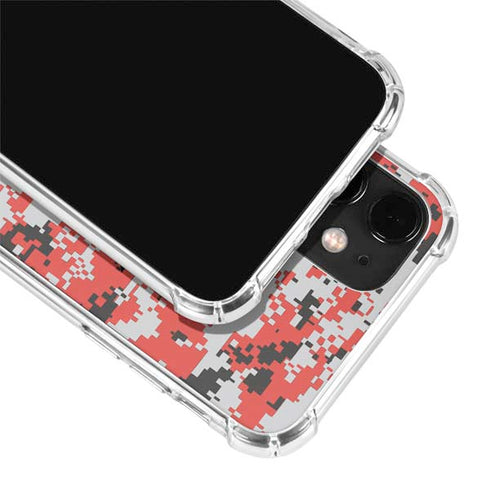 NBA Portland Trail Blazers Digi Camo iPhone 12 Mini Clear Case