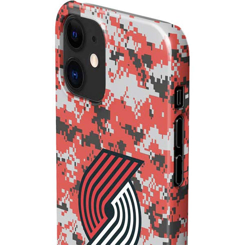 NBA Portland Trail Blazers Digi Camo iPhone 12 Mini Lite Case