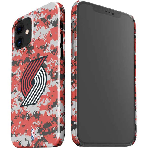NBA Portland Trail Blazers Digi Camo iPhone 12 Mini Lite Case