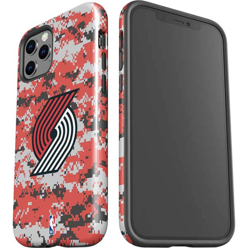 NBA Portland Trail Blazers Digi Camo iPhone 12 Pro Max Impact Case