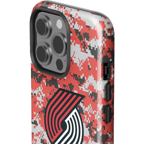 NBA Portland Trail Blazers Digi Camo iPhone 13 Pro Impact Case