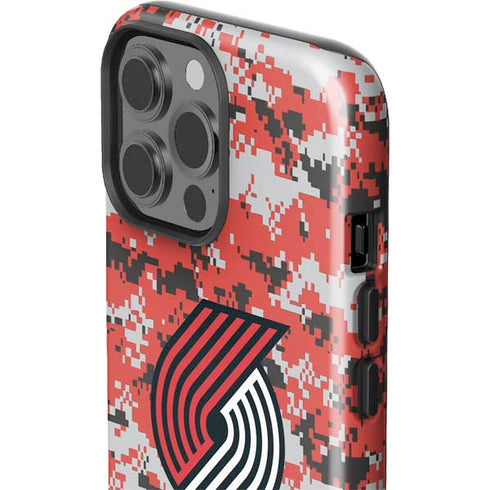 NBA Portland Trail Blazers Digi Camo iPhone 13 Pro Max Impact Case