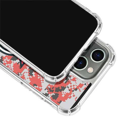 NBA Portland Trail Blazers Digi Camo iPhone 15 Pro Clear Case