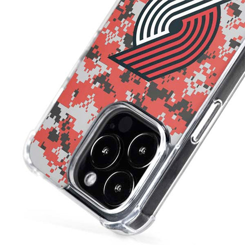 NBA Portland Trail Blazers Digi Camo iPhone 15 Pro Max MagSafe Case