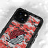 NBA Portland Trail Blazers Digi Camo iPhone 15 Waterproof Case