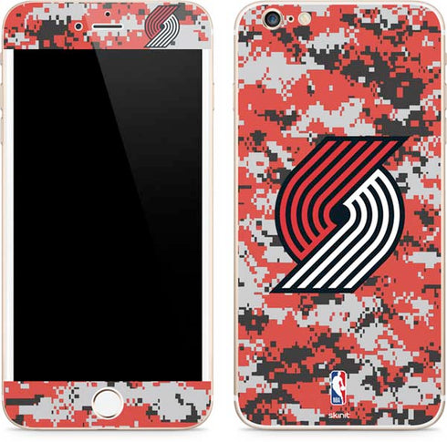 NBA Portland Trail Blazers Digi Camo iPhone 6/6s Plus Skin