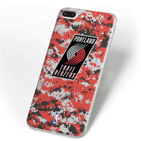 NBA Portland Trail Blazers Digi Camo iPhone 7 Plus Skin