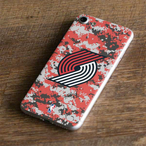 NBA Portland Trail Blazers Digi Camo iPhone 7 Skin